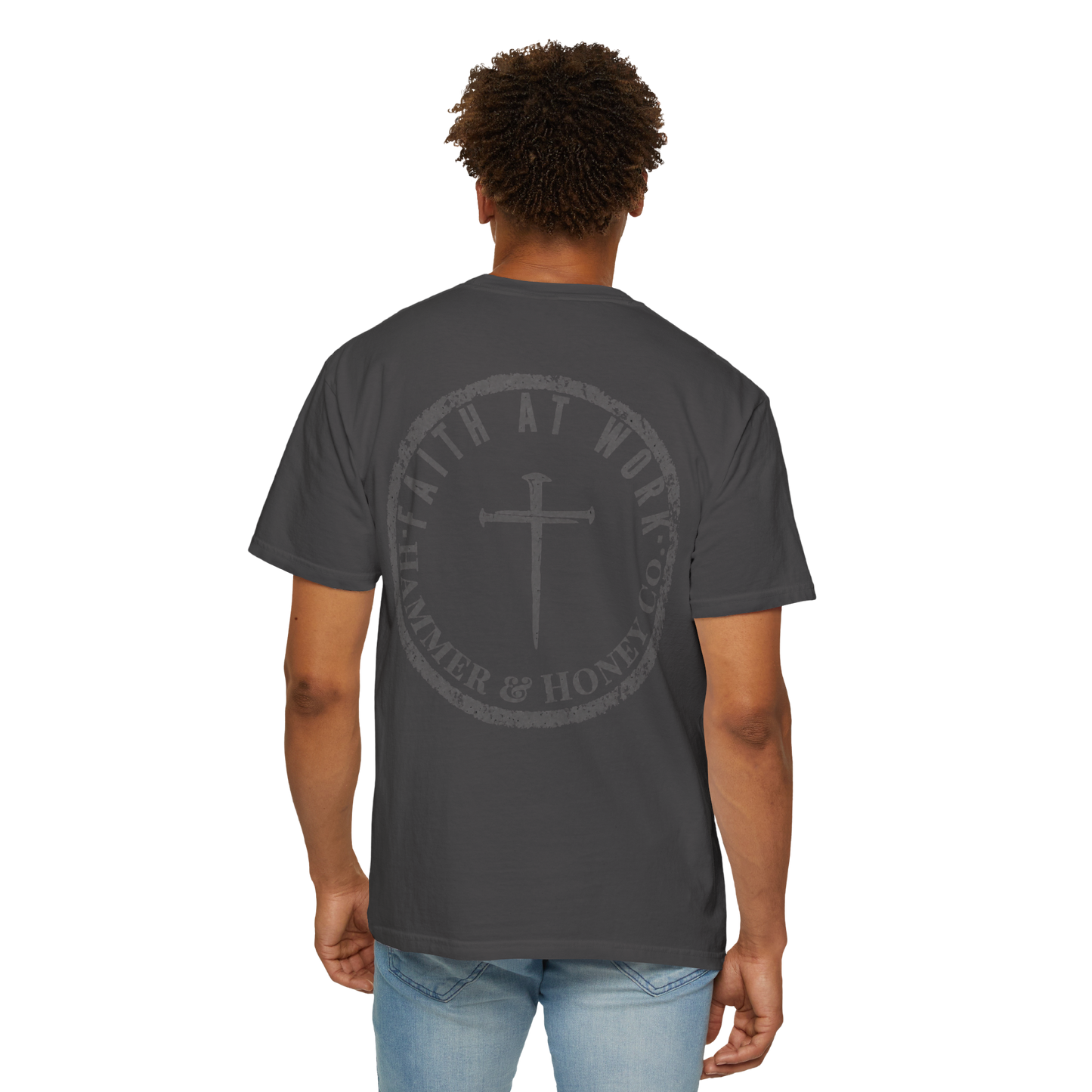 Faith At Work Logo | Men's Comfort Colors Graphic Tee