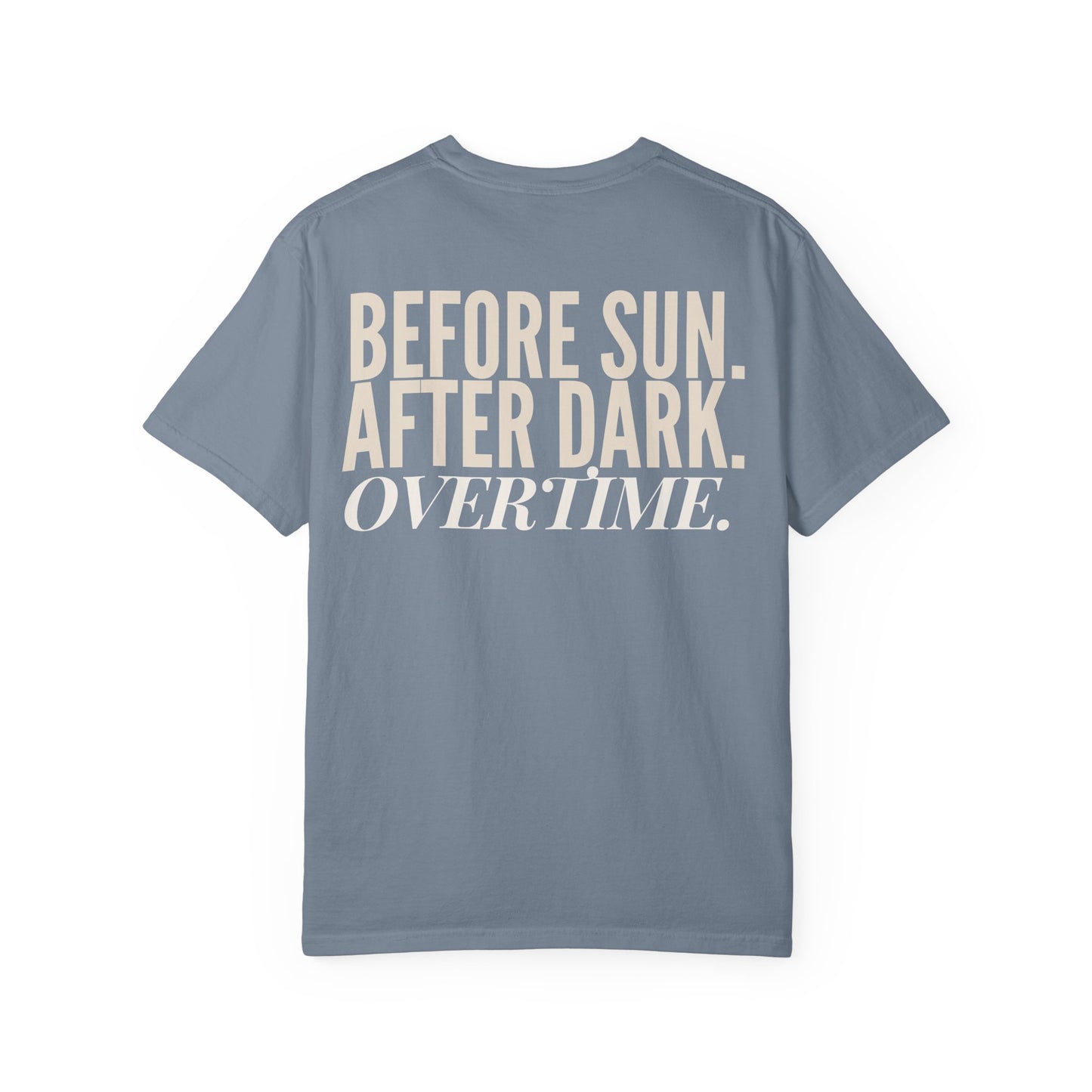 BEFORE SUN. AFTER DARK. OVERTIME.