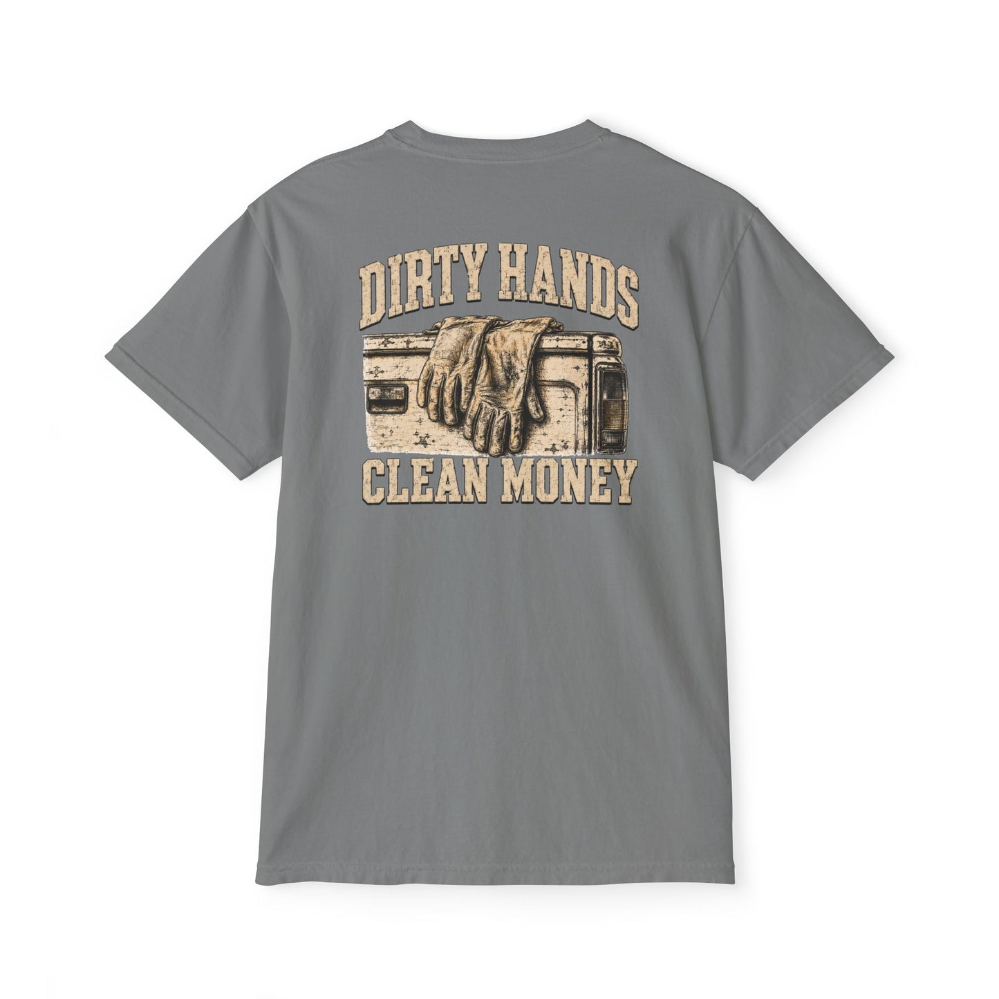 Dirty Hands Clean Money Pocket T-Shirt