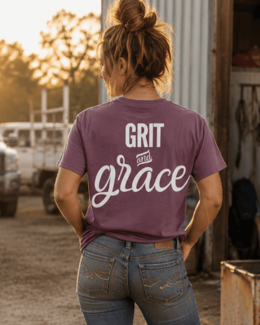 Grit & Grace | Women's Comfort Colors Graphic Tee | Hammer & Honey Co.
