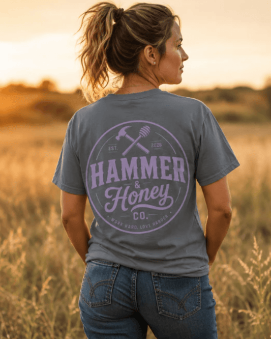 Hammer & Honey Brand | Women's Comfort Colors Graphic Tee | Hammer & Honey Co.