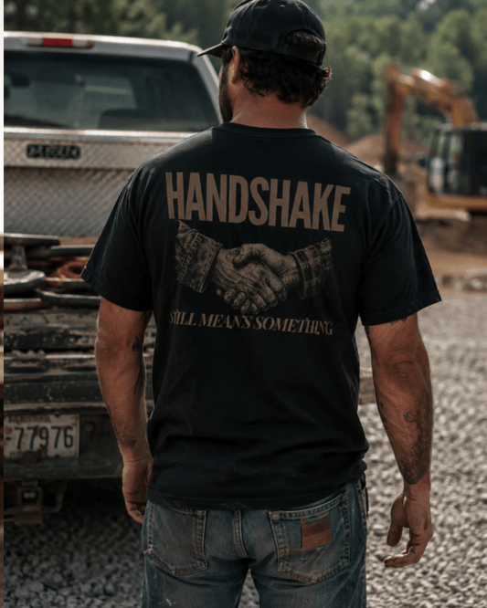 Handshake Still Means Something | Men's Comfort Colors Graphic Tee | Hammer & Honey Co.