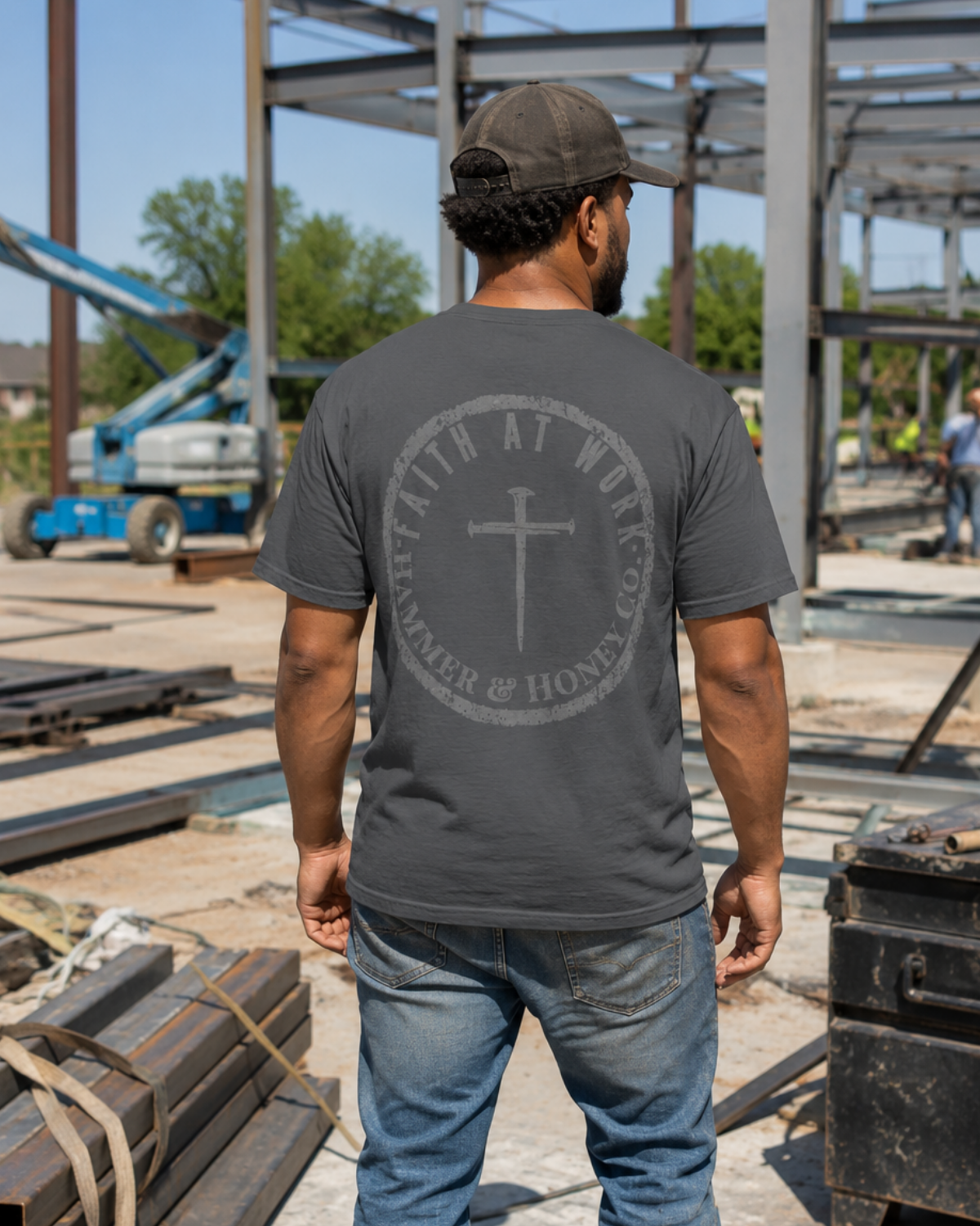 Faith At Work Logo | Men's Comfort Colors Graphic Tee