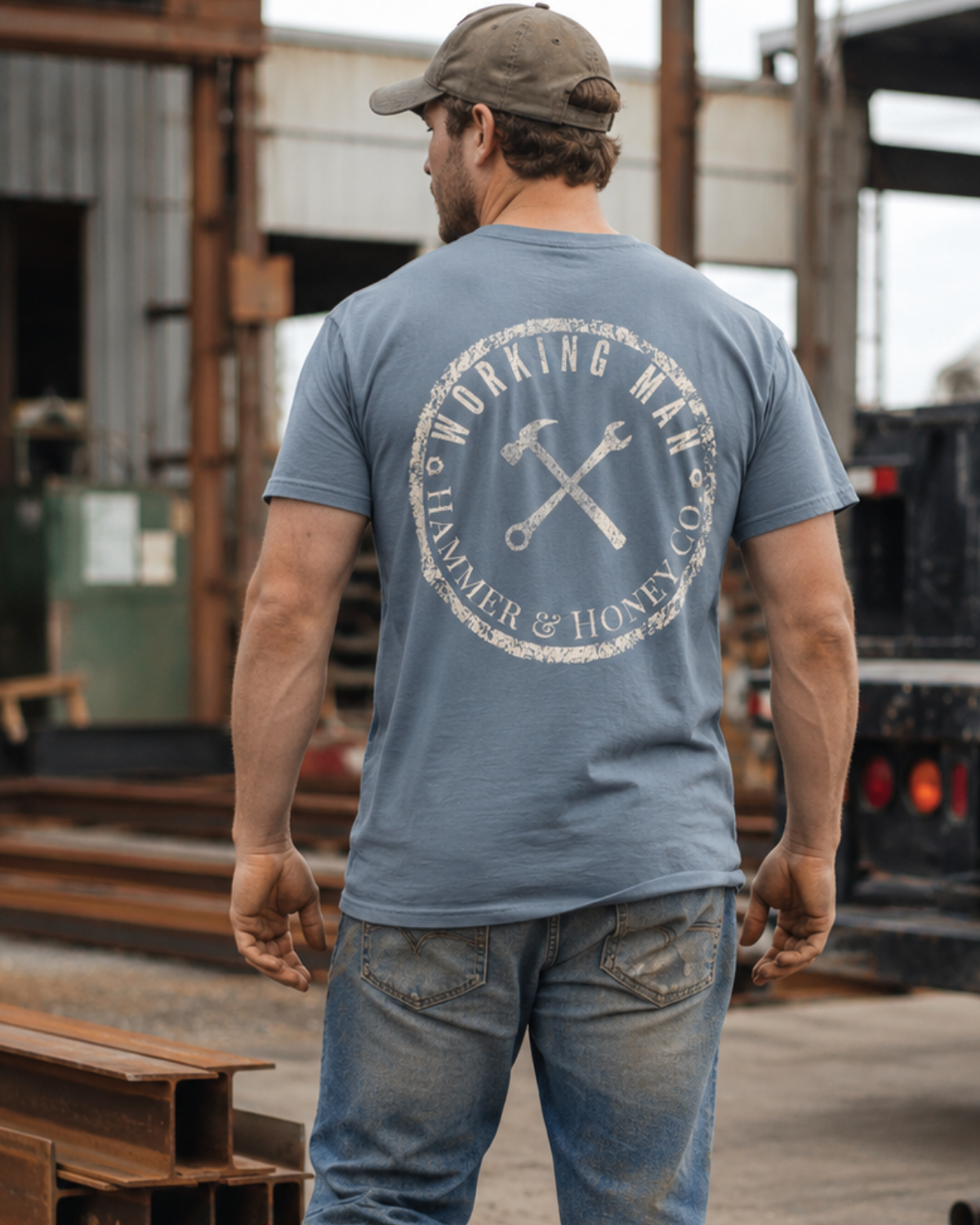 Working Man Logo | Men's Comfort Colors Graphic Tee